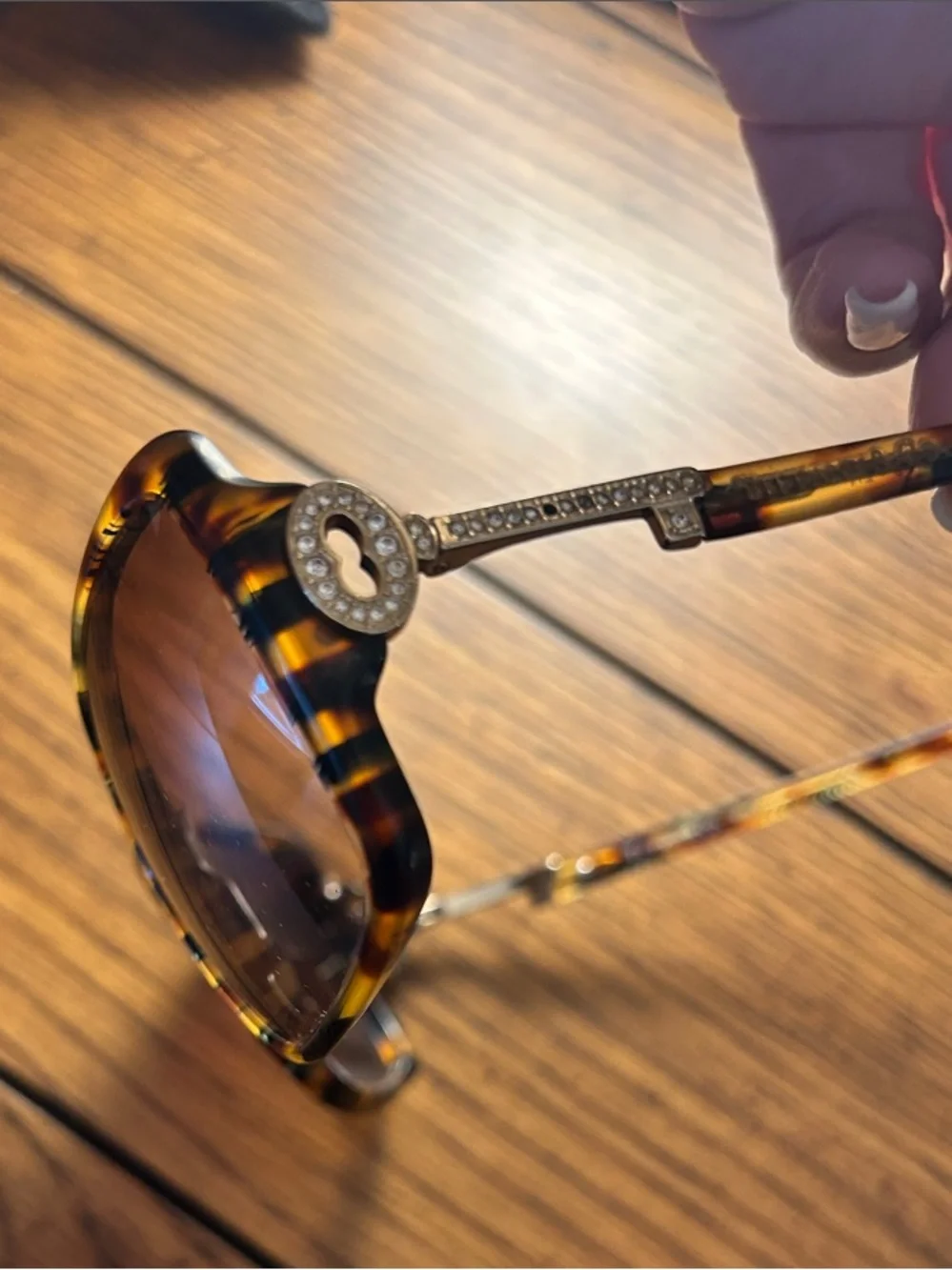 Vintage Tiffany & Co. Women's Tortoiseshell Sunglasses - Brown Lenses